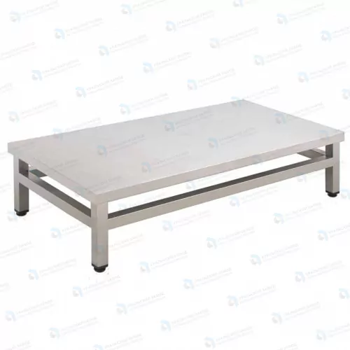 Подтоварник ПТ 1200x500x300, каркас нержавеющая труба, столешница AISI430